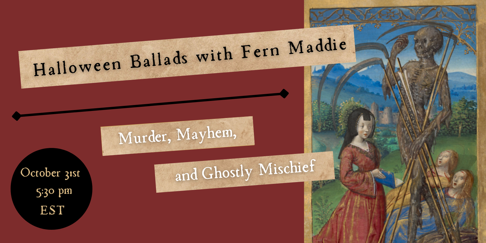 Halloween Ballad Special: Tales of Murder, Mayhem, and Ghostly Mischief
